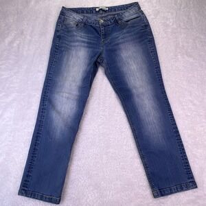 Route 66 Jeans Women's 8 Classic Fit Skinny Mid Rise Med‎ Wash Stretch (33x27)